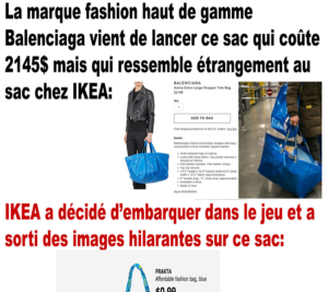 IKEA Qui Niaise Une Compagnie De Fashion Haut De Gamme